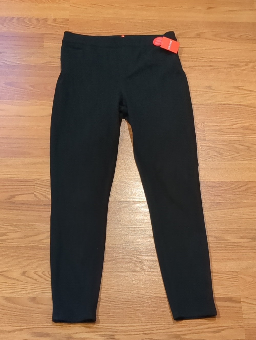 Spanx Ankle Jean-ish Leggings Black Pull On Tummy Control Jeggings M/M